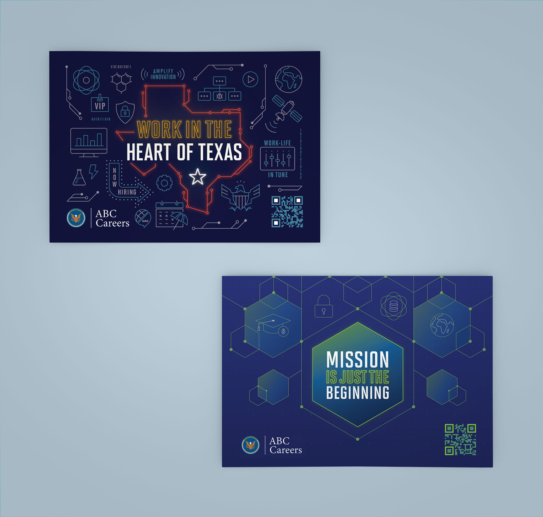 Two different handout designs