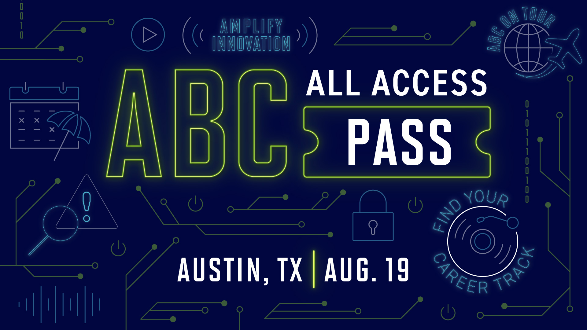 Social media banner of the All Access Pass style