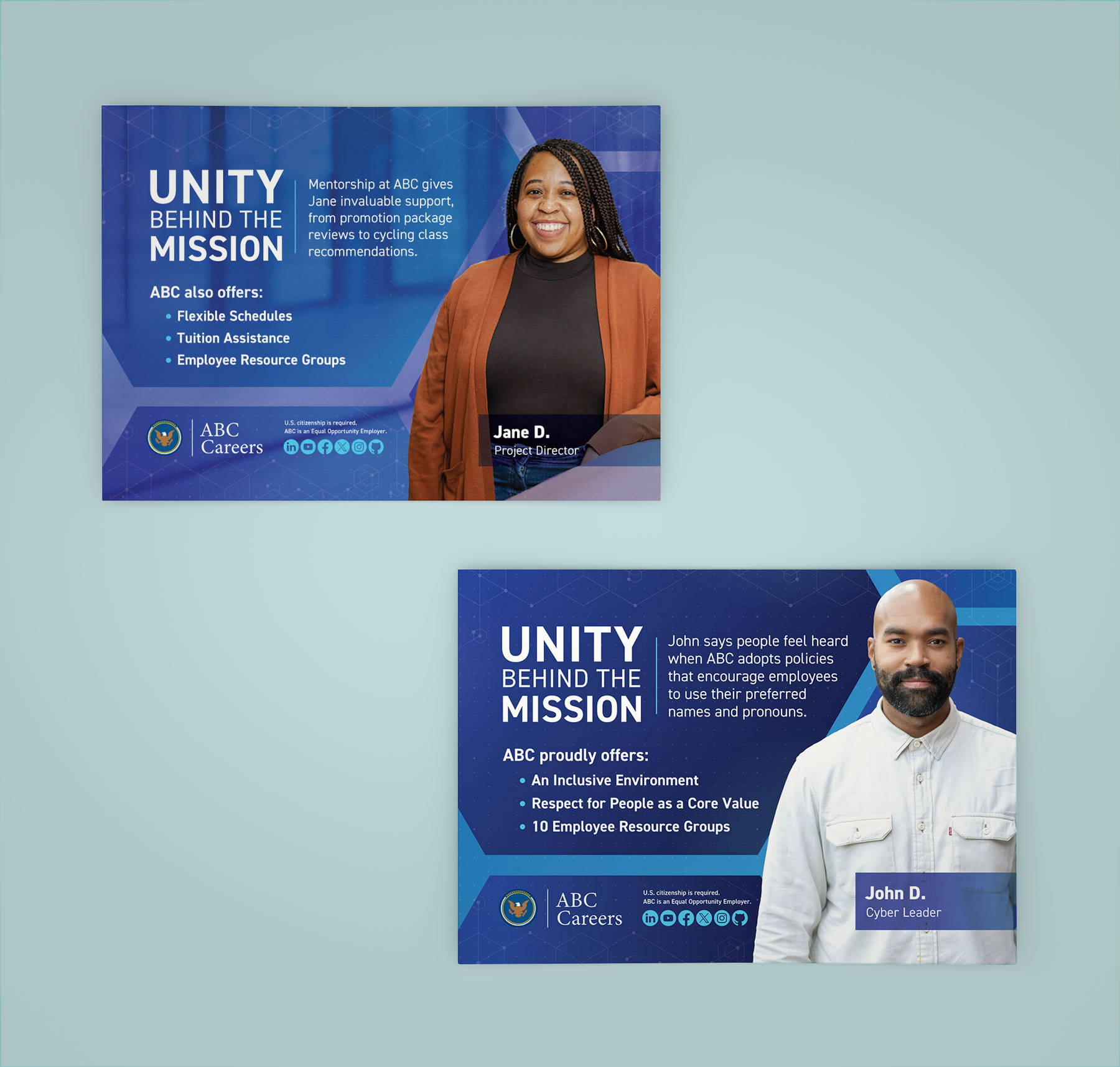 Sample of advertisements