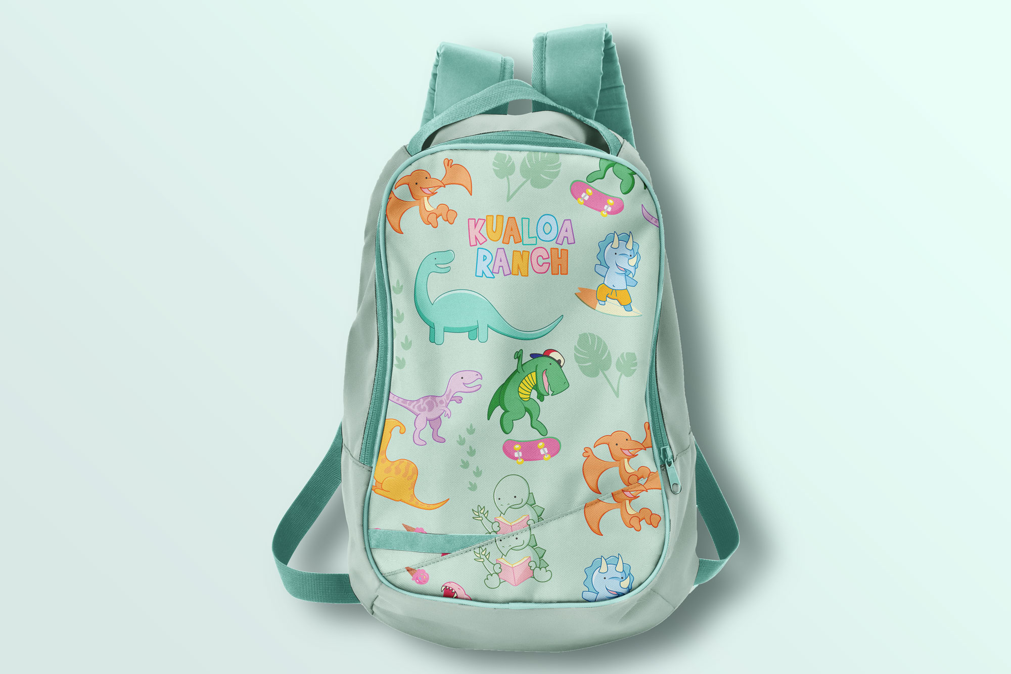 Baby Dinos patterned backpack
