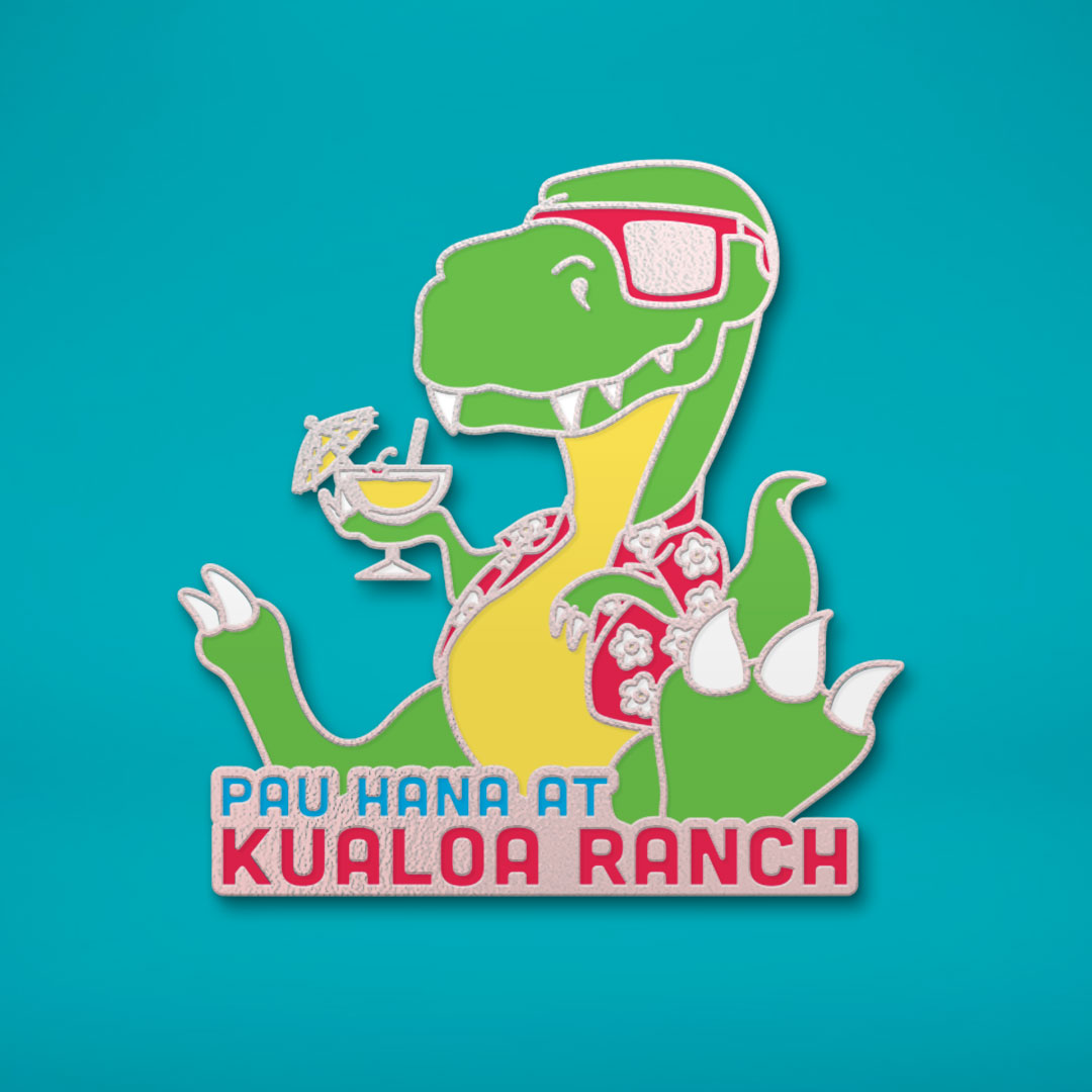 Happy hour T-rex enamel pin