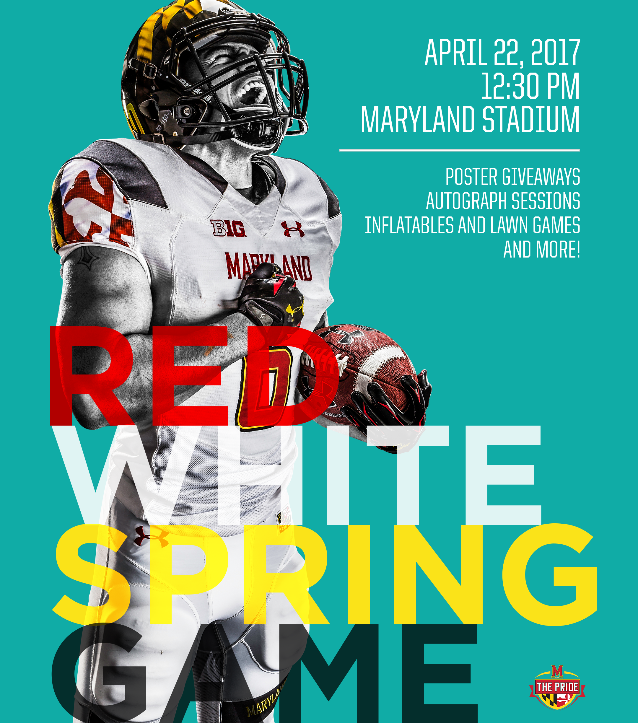 Football player graphic