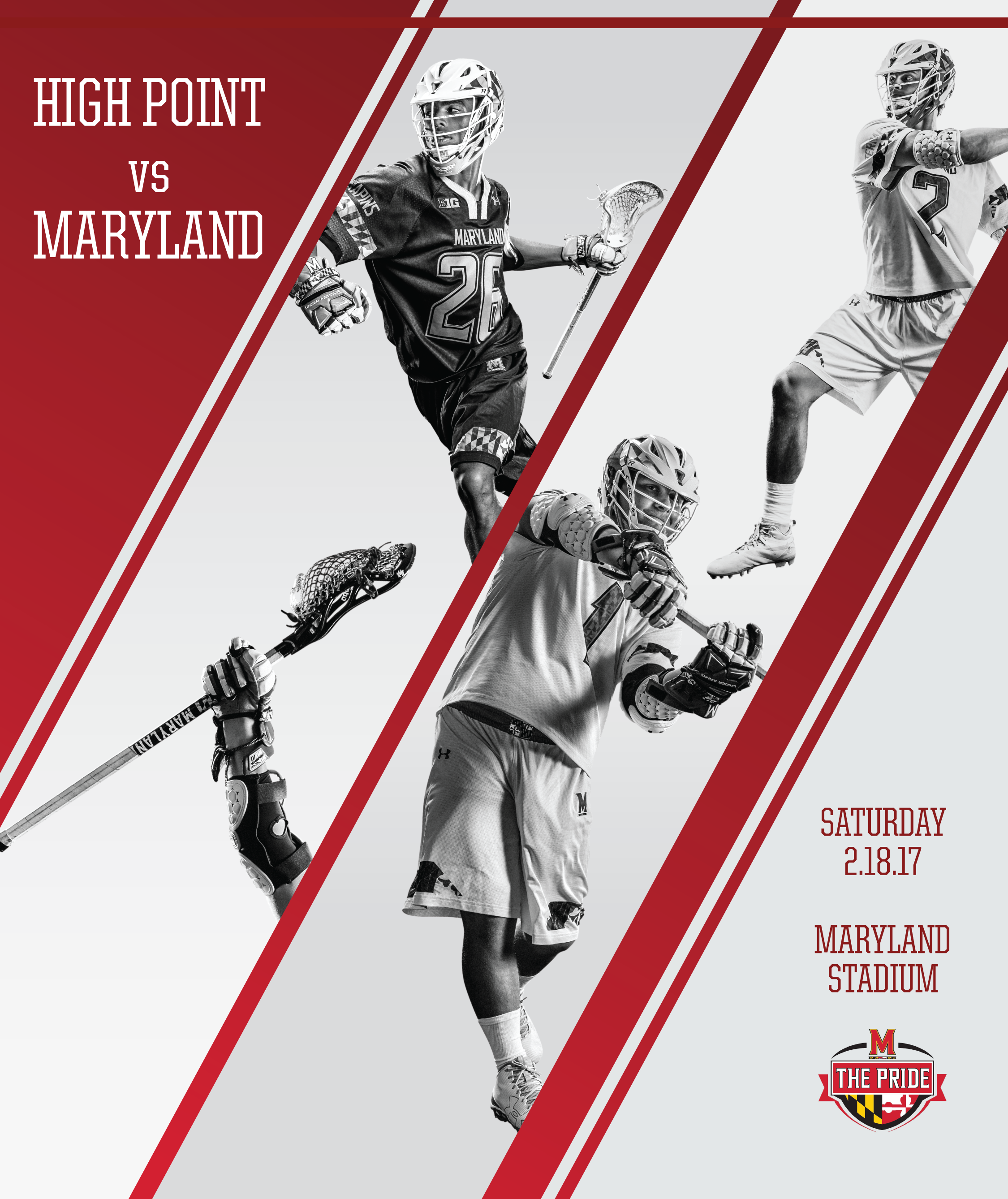 Lacrosse player graphic